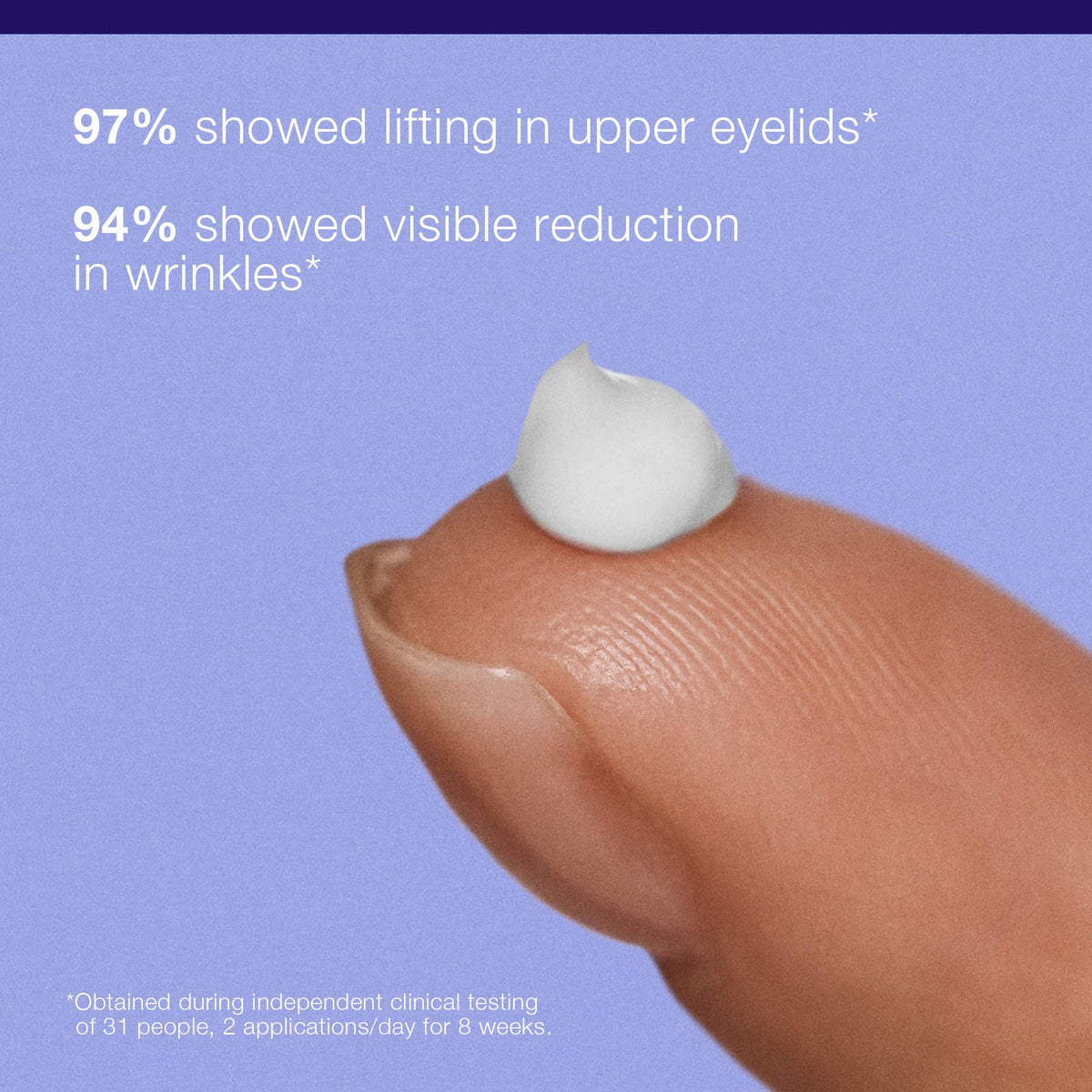 Professional skincare product for firming eyelid and under eye