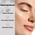 +1Herolabs Retinol Eye Serum bottle and pump mechanism