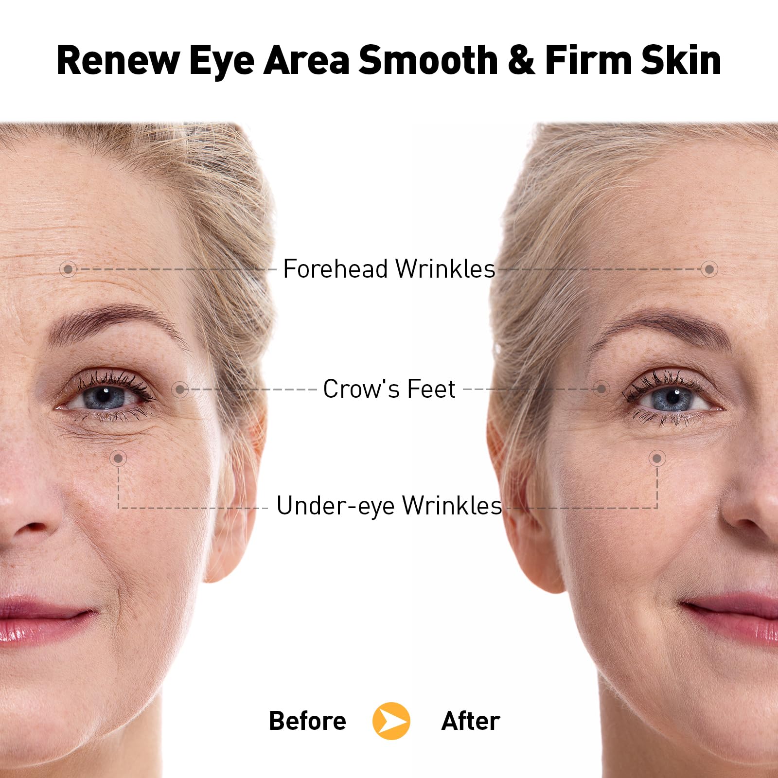 Texture of 1Herolabs firming and repairing eye cream