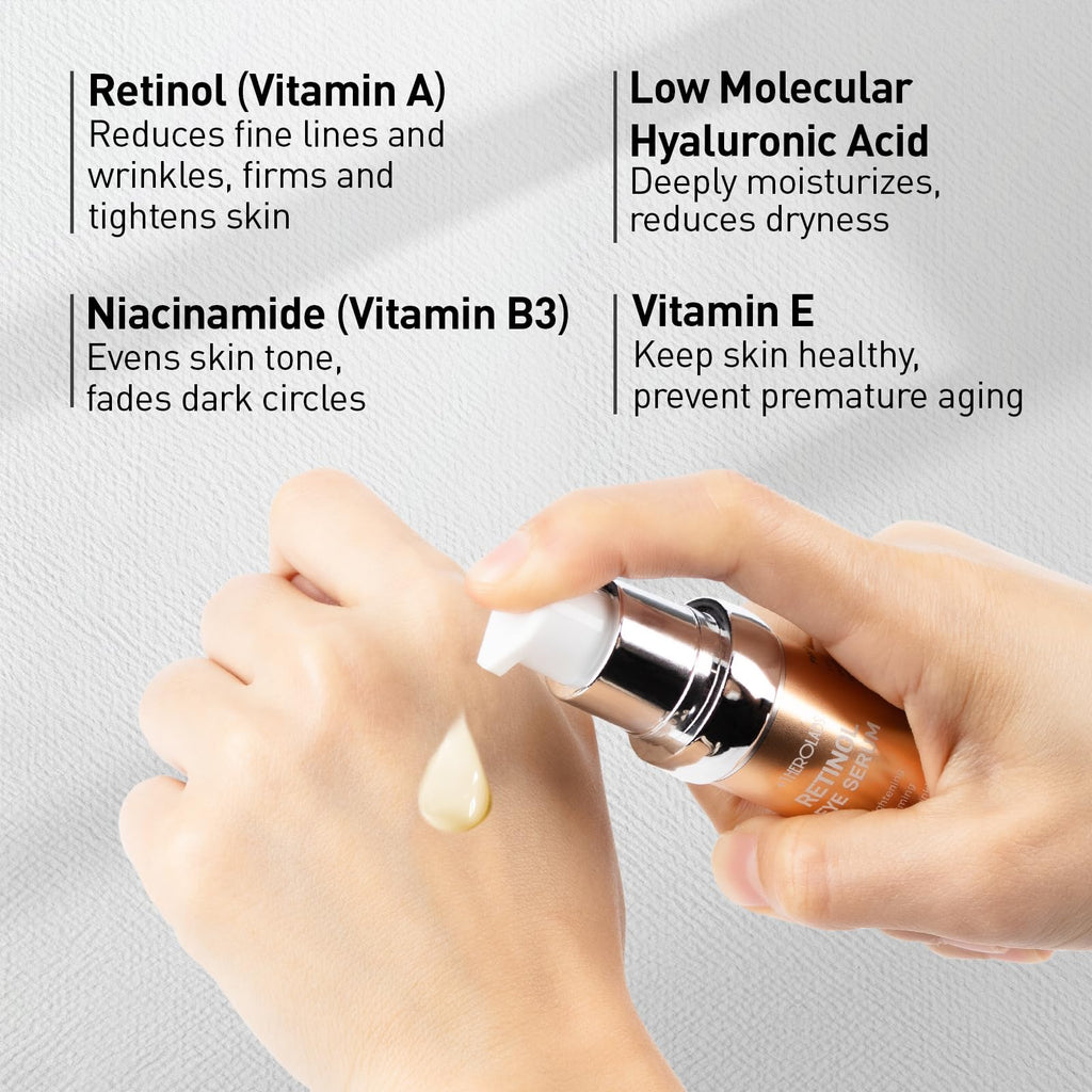 +1Herolabs Retinol Serum packaging back label details