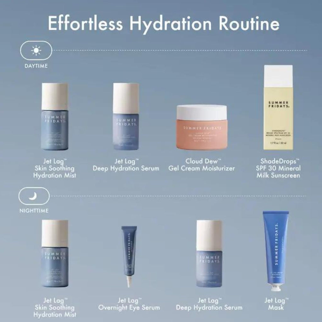 Close up of Summer Fridays nourishing eye serum bottle