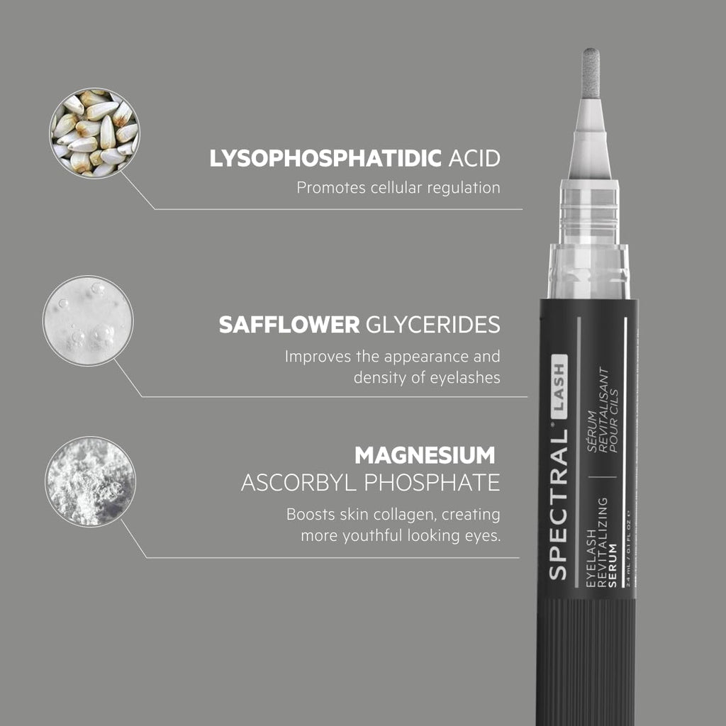 Derma Angel Spectral Lash Eyelash Conditioning Serum close up of dispenser tip