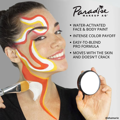 Mehron stage and screen performance face paint graphic liner pigment pot close up