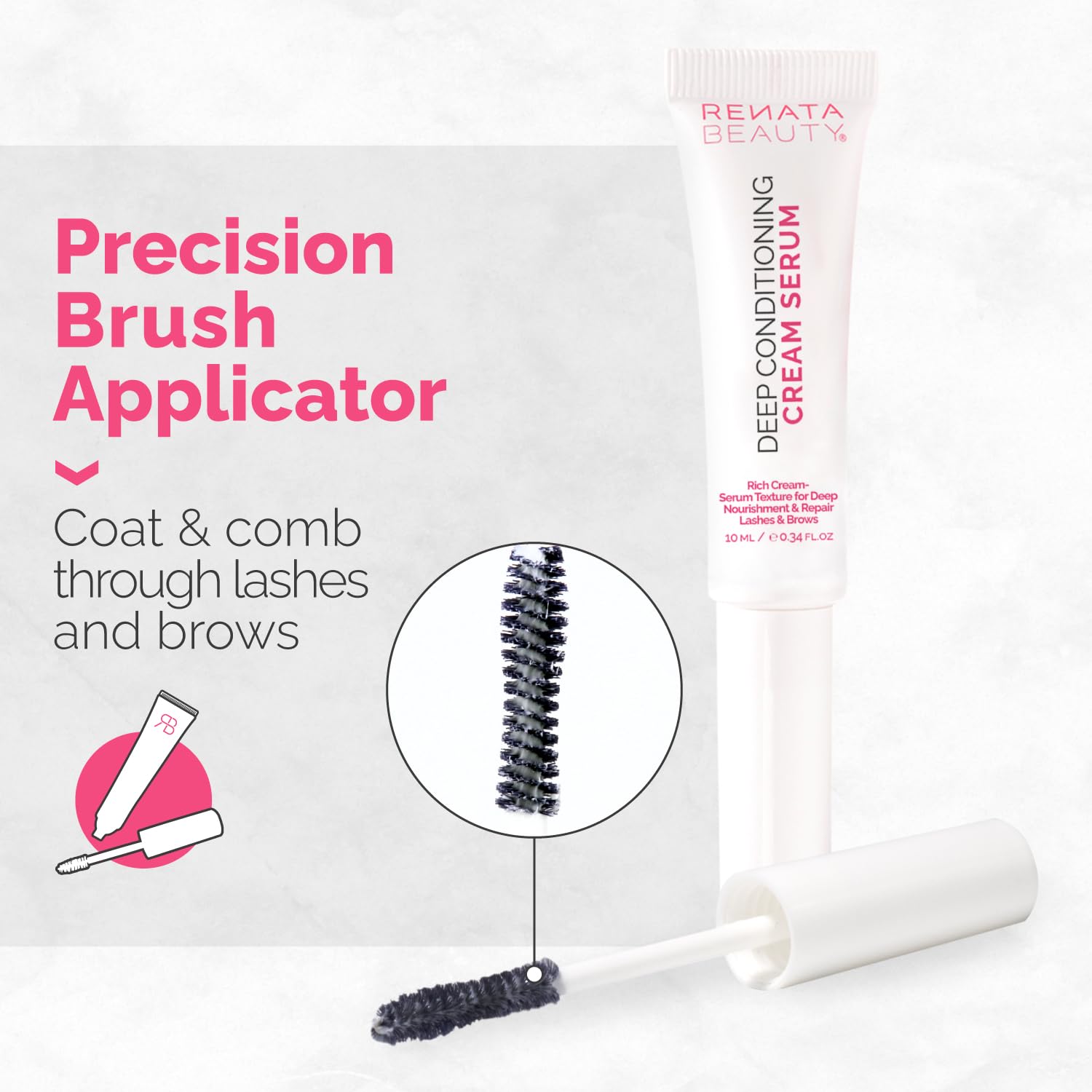 RB Renata Beauty Lash and Brow Conditioner Serum 10ml tube