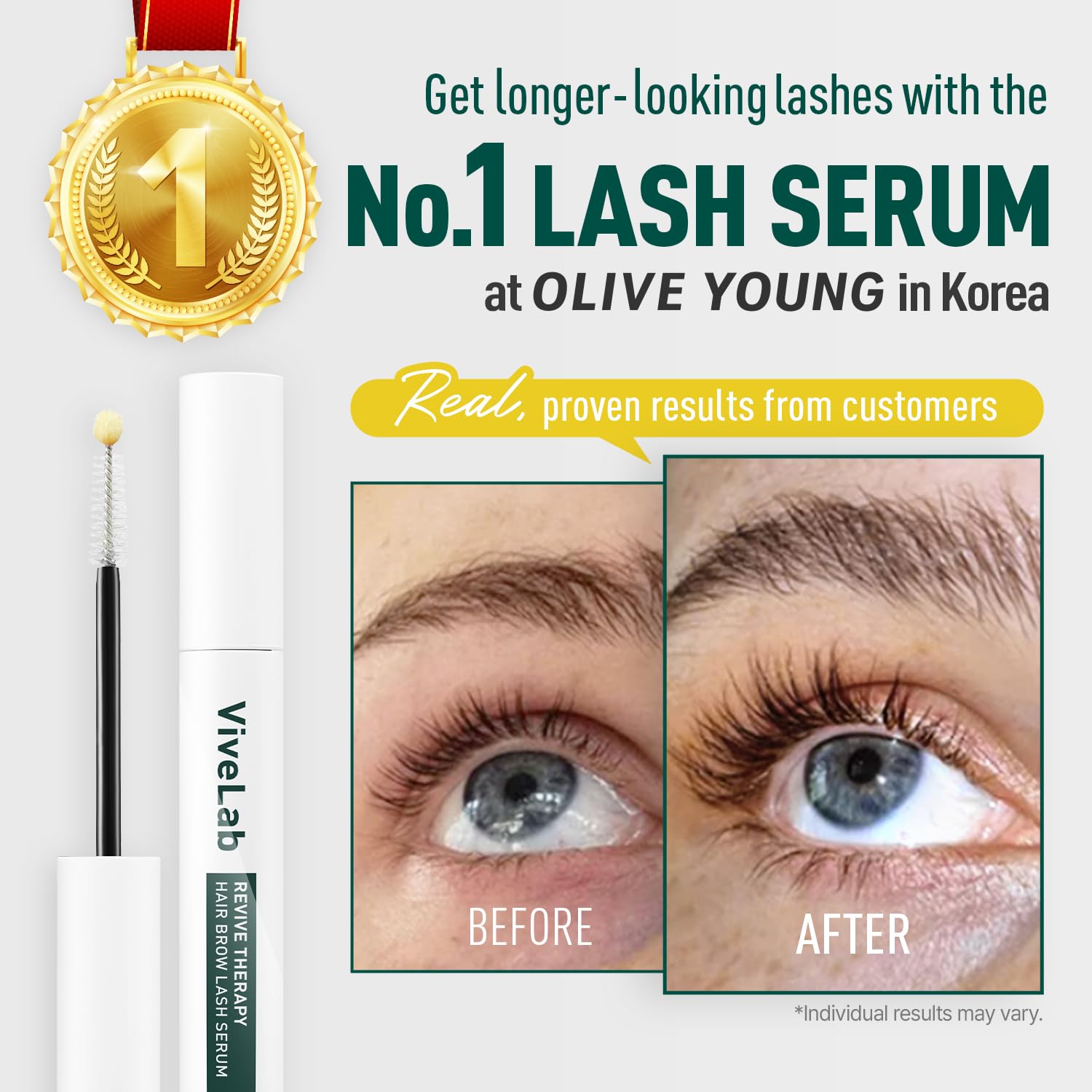 ViveLab lash serum precision applicator tip