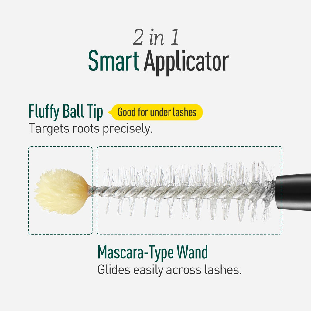 Close up of ViveLab eyelash serum bottle