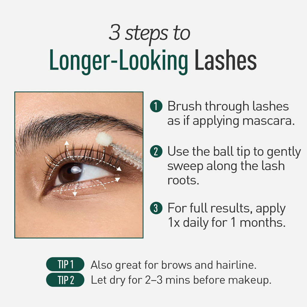 ViveLab brow and lash serum application demonstration