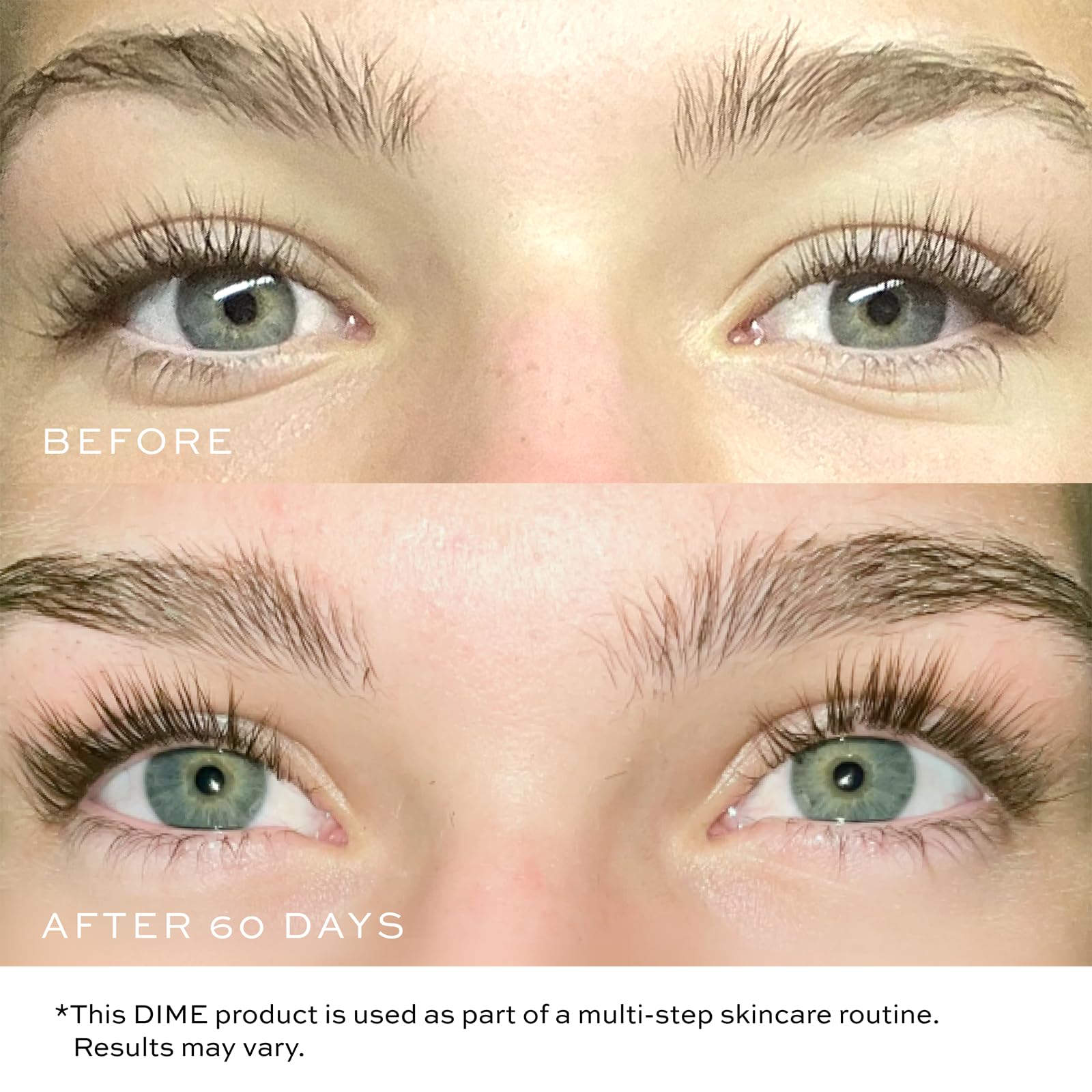 Dime Beauty Eyelash Boost Serum bottle with cap
