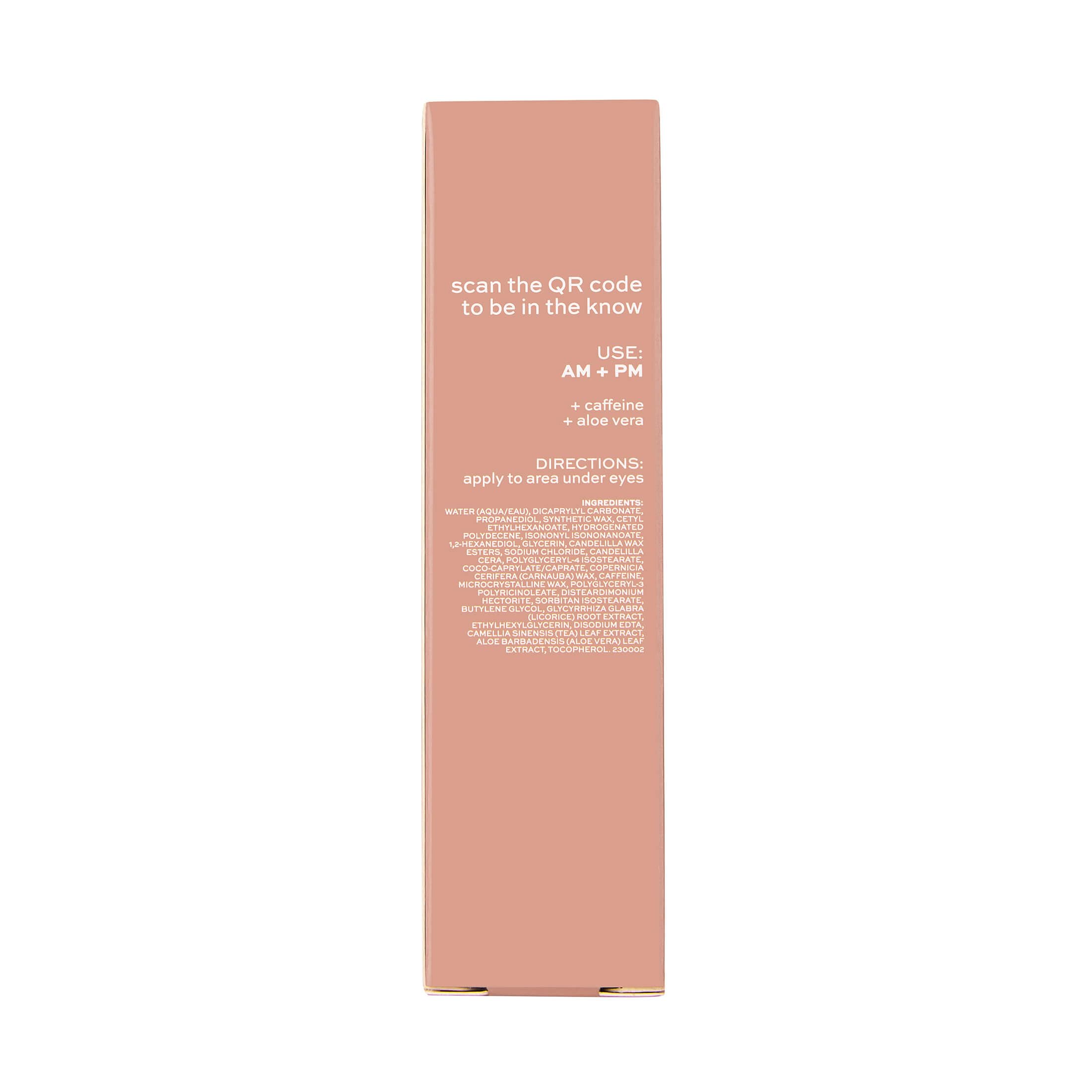 ITK Skincare under eye balm stick texture and application