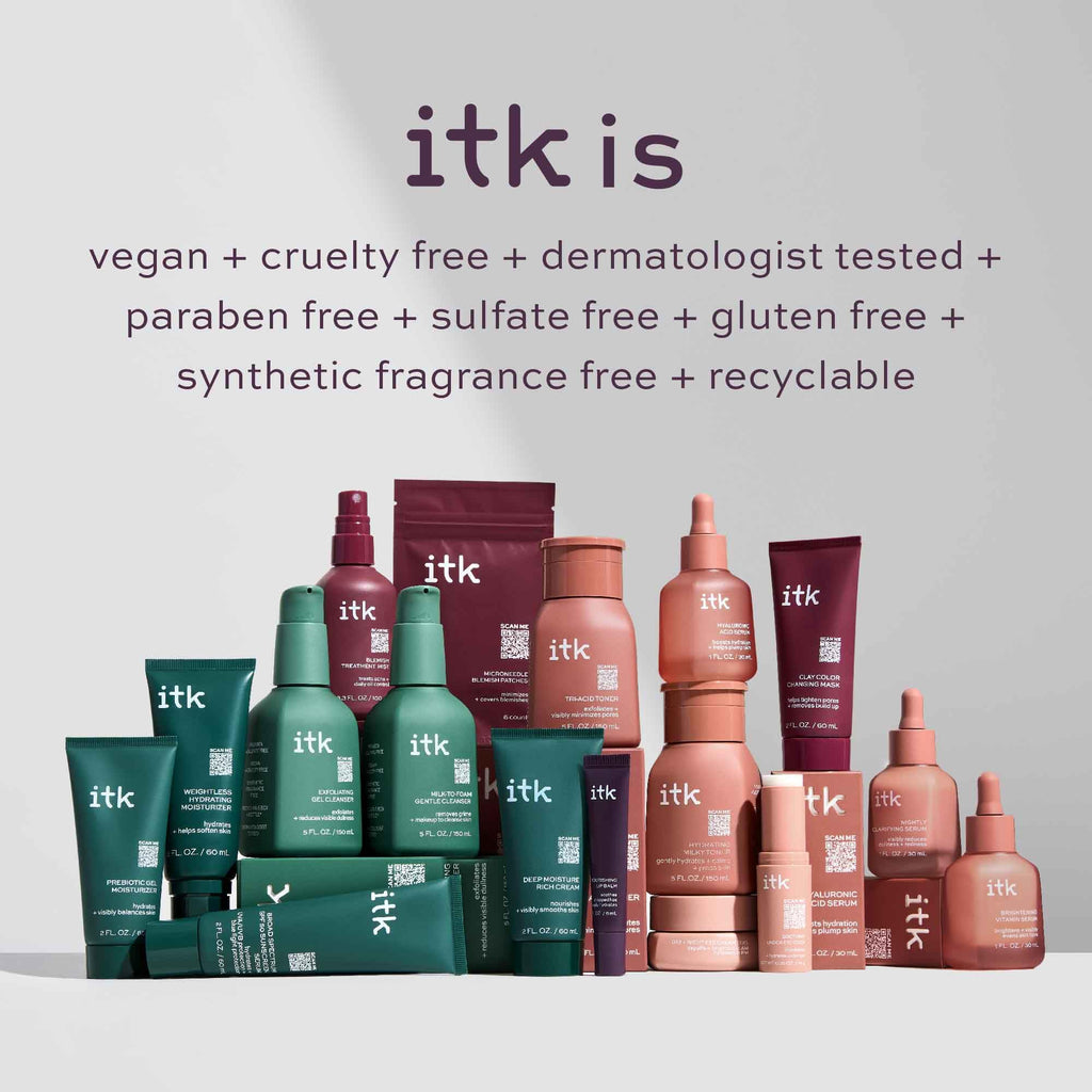 Itk Skincare Caffeine And Aloe Vera eye balm ingredient highlights