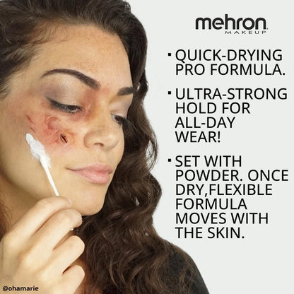 Mehron prosthetic glue and skin adhesive for Halloween makeup
