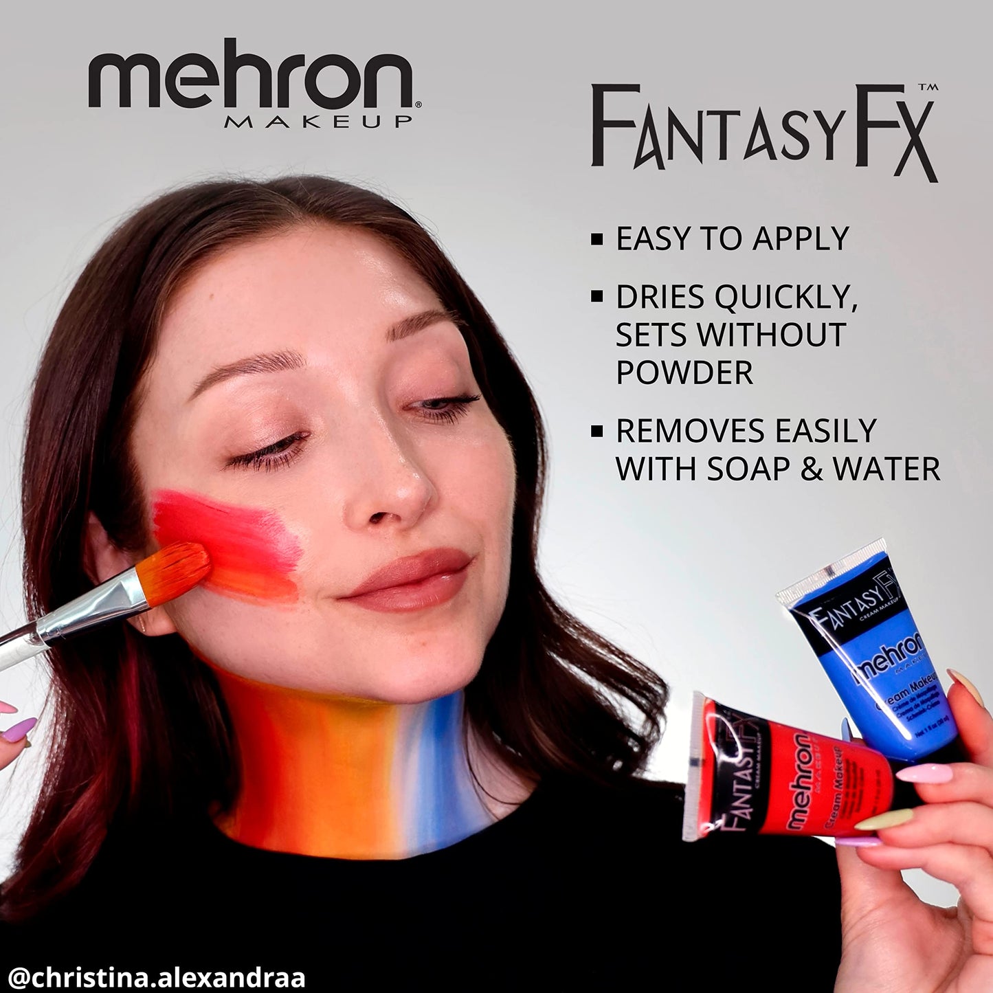 Authentic USA imported Mehron special effects green face paint