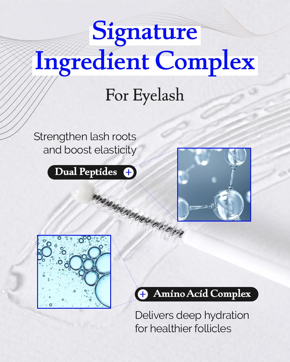 Benton Honest Eyelash Serum applied to lashes