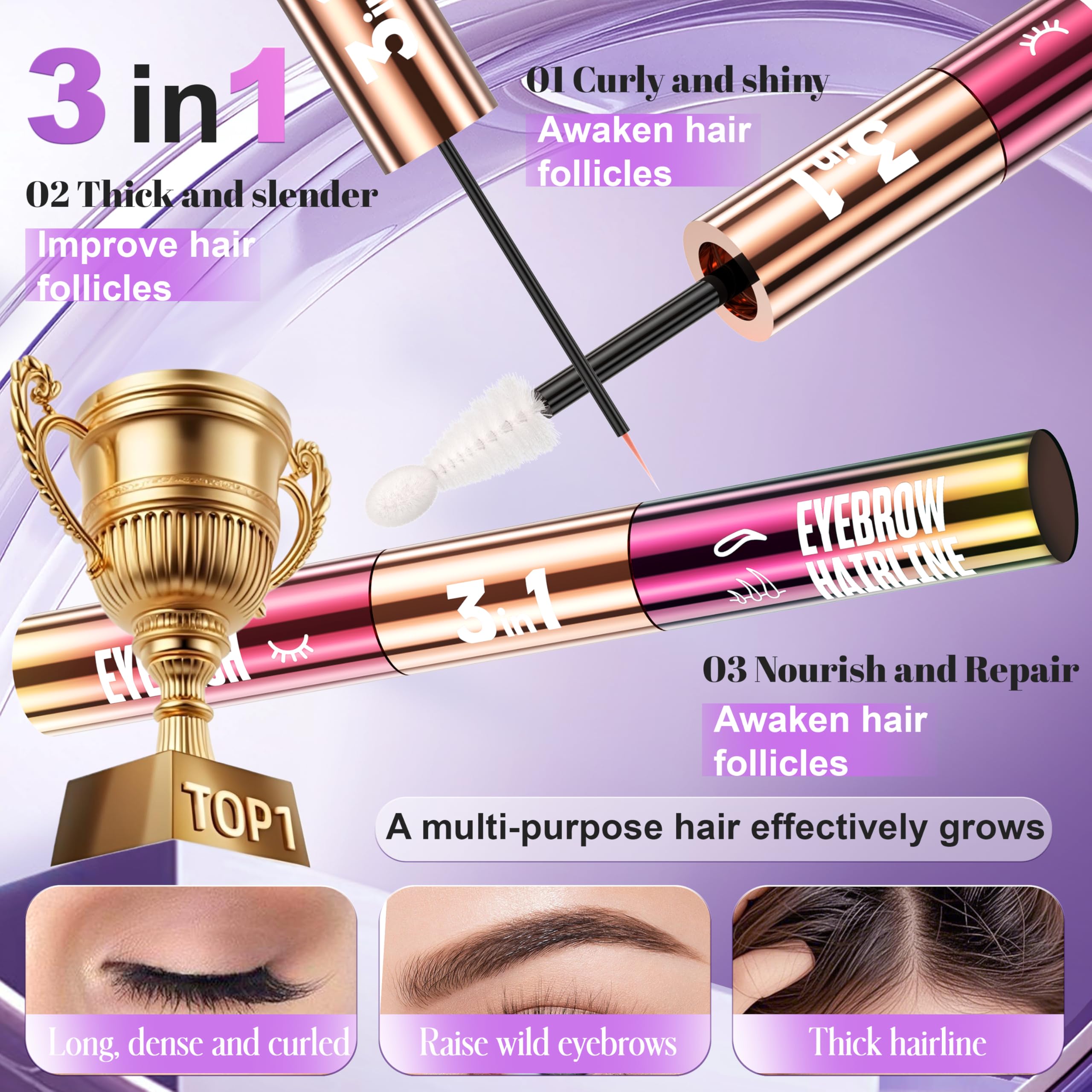 Close up of Folivive 3-in-1 growth serum applicator tip