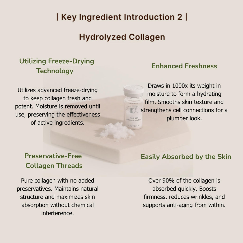 Detailed view of Ki Cosmetics 30 milliliter booster ampoule.