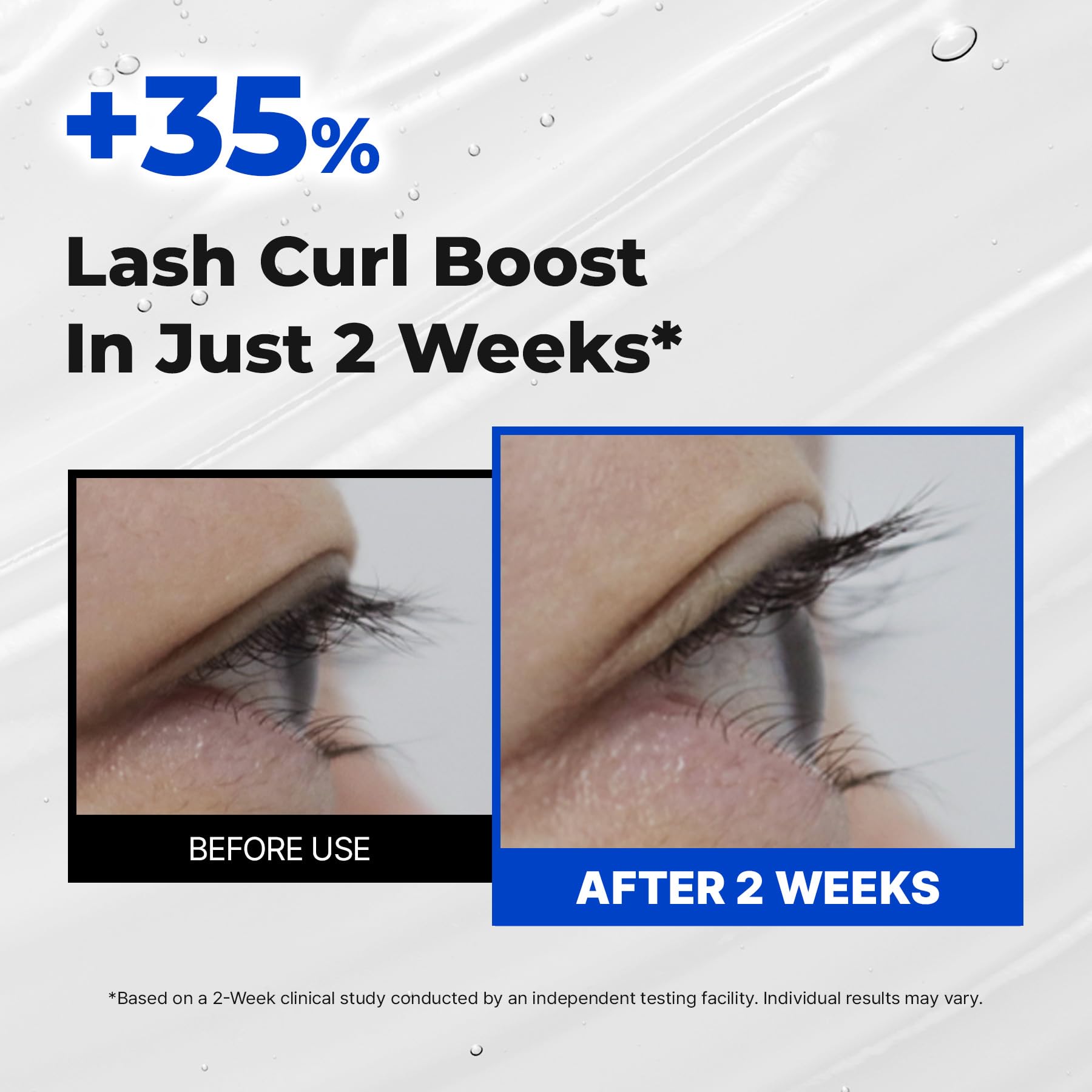Dual-brush applicator detail for Epais lash growth serum
