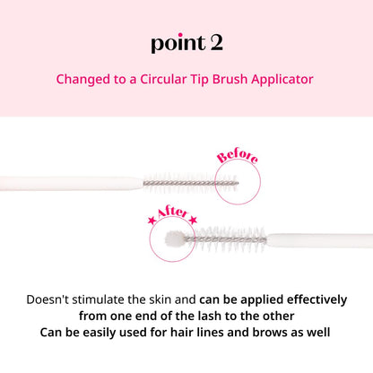 Etude My Lash Serum application on eyelashes