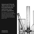 Applying Advanced Clinicals Puffy Eye Serum to under eye area