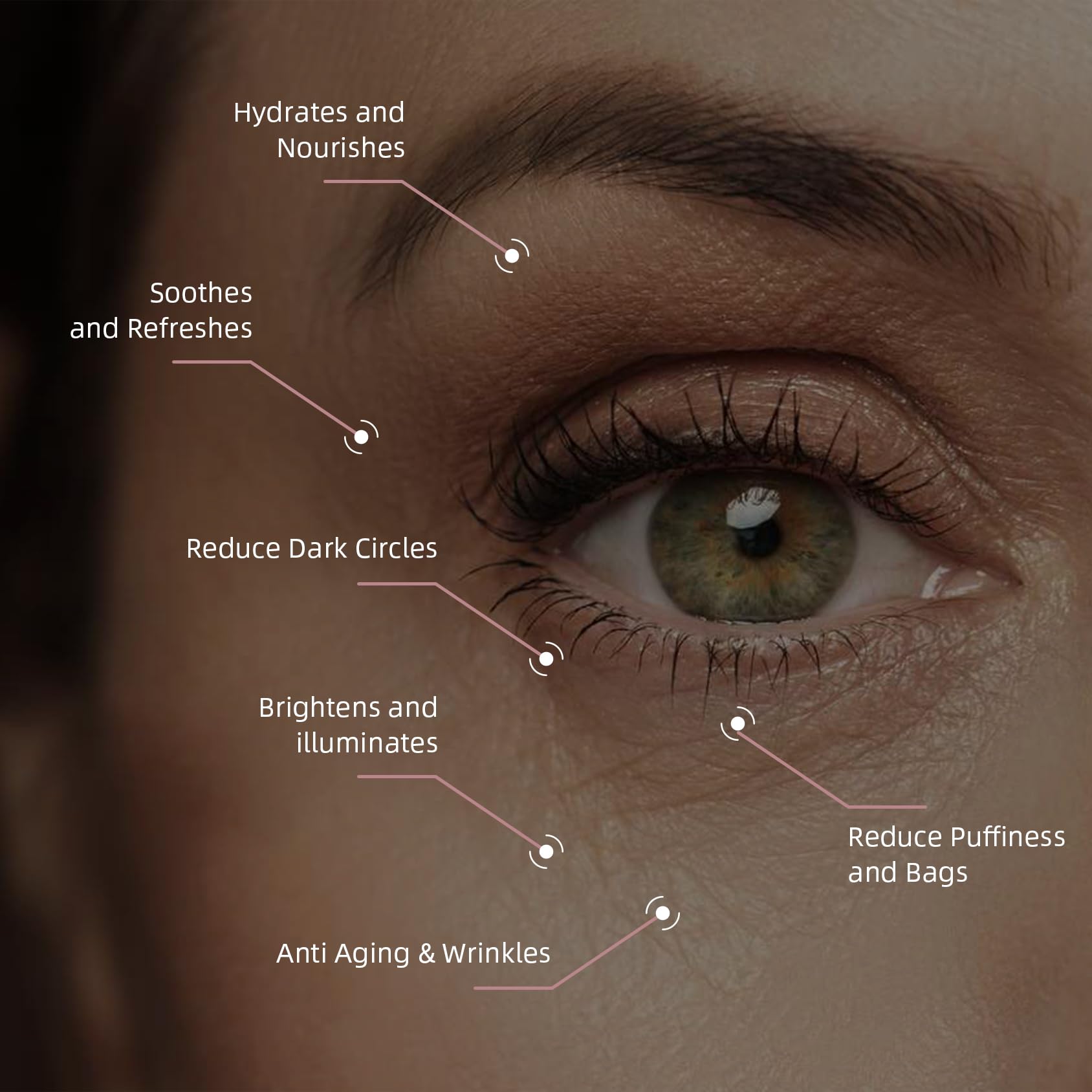 RWT caffeine eye serum packaging showing 5% concentration