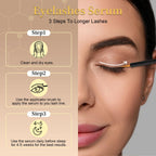 Application demonstration of Tistees premium lash enhancing serum