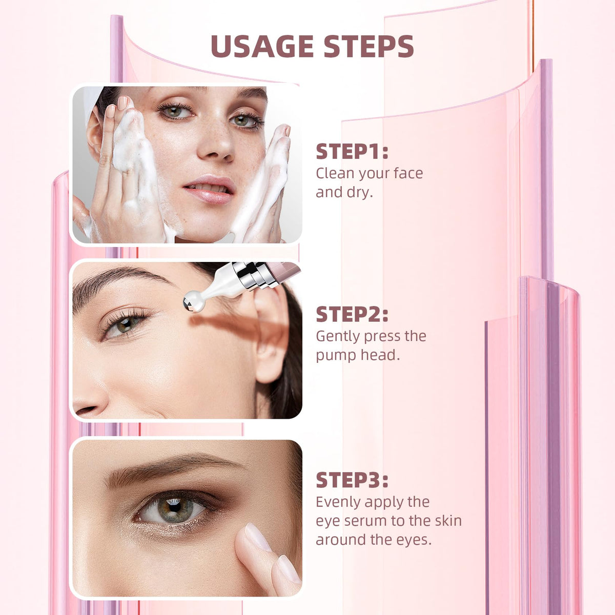 HGTG 0.5 fluid ounce eye serum bottle side profile