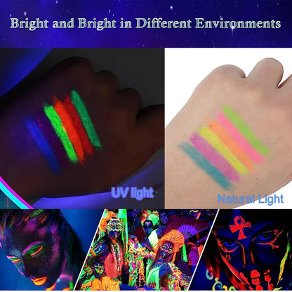 High pigment festival makeup sticks side by side display of all vivid colors