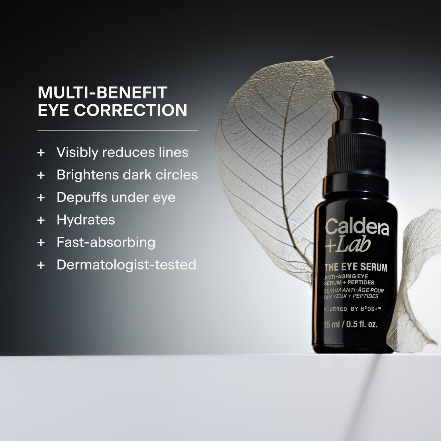 Caldera + Lab men eye serum 15ml bottle