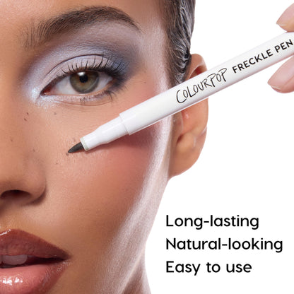 Swatch of the buildable and smudge-proof formula in the shade Soft Brown on skin.