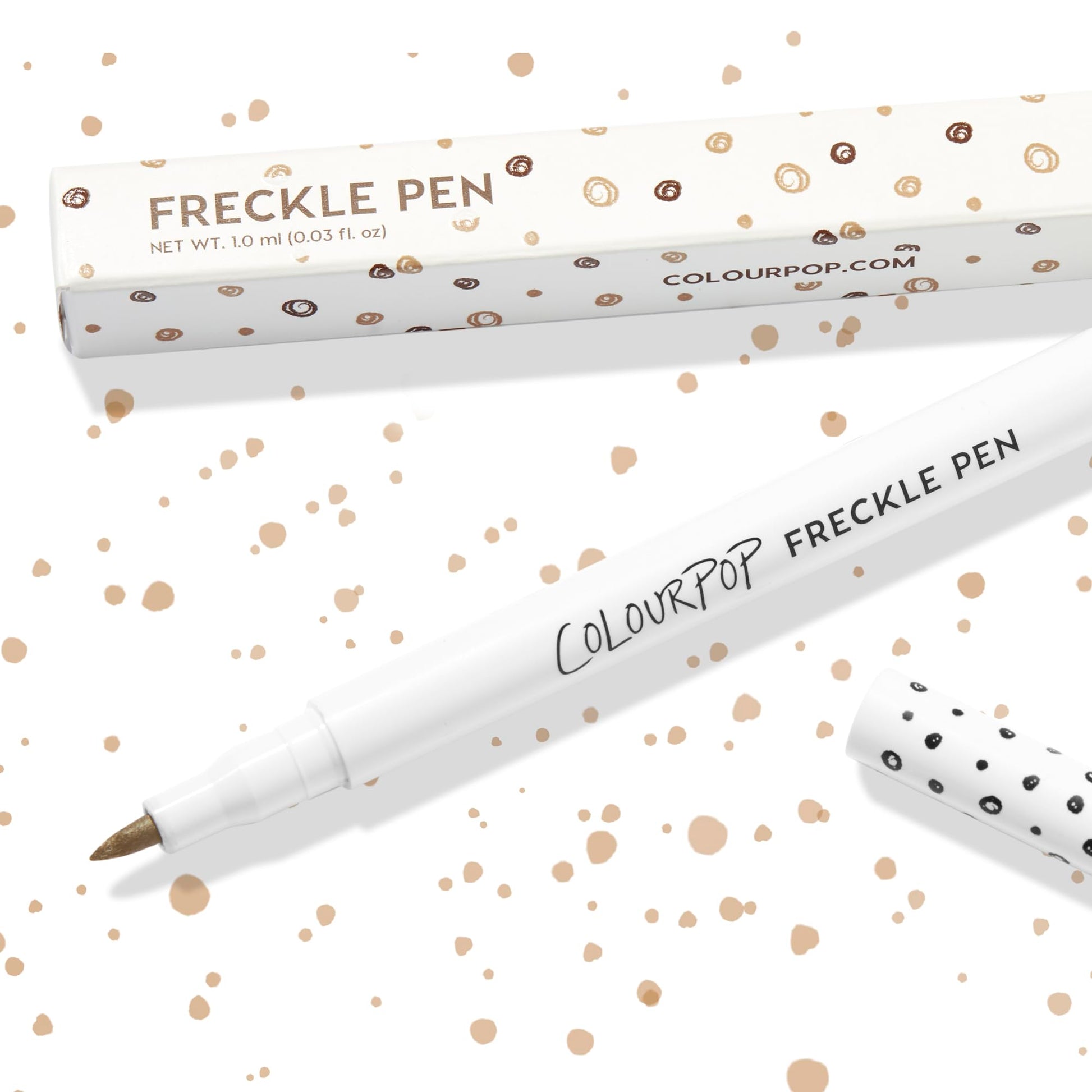 Authentic ColourPop cosmetic pen highlighting the lightweight travel-friendly 0.03 ounce tube design.