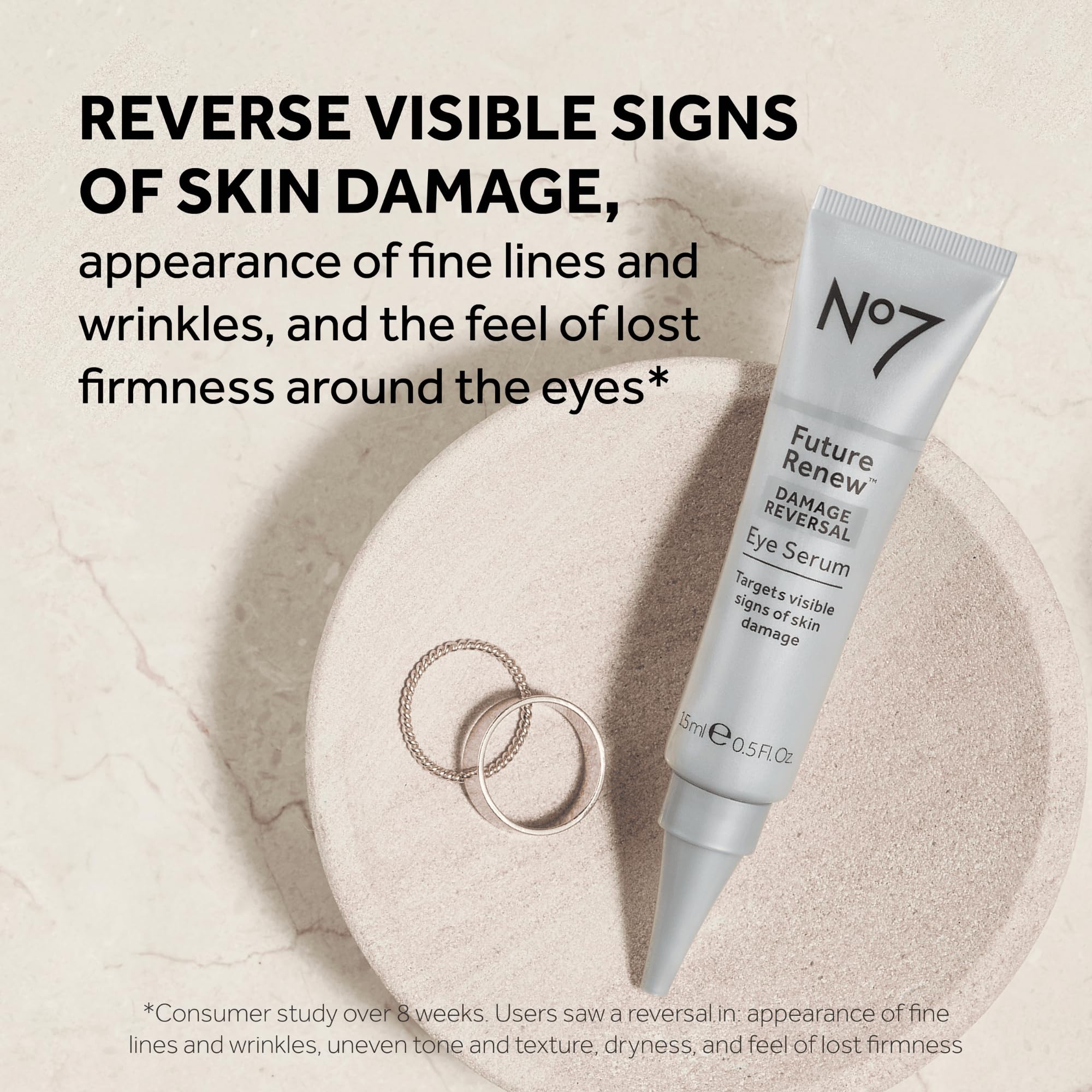 No7 eye serum applicator tip and product texture