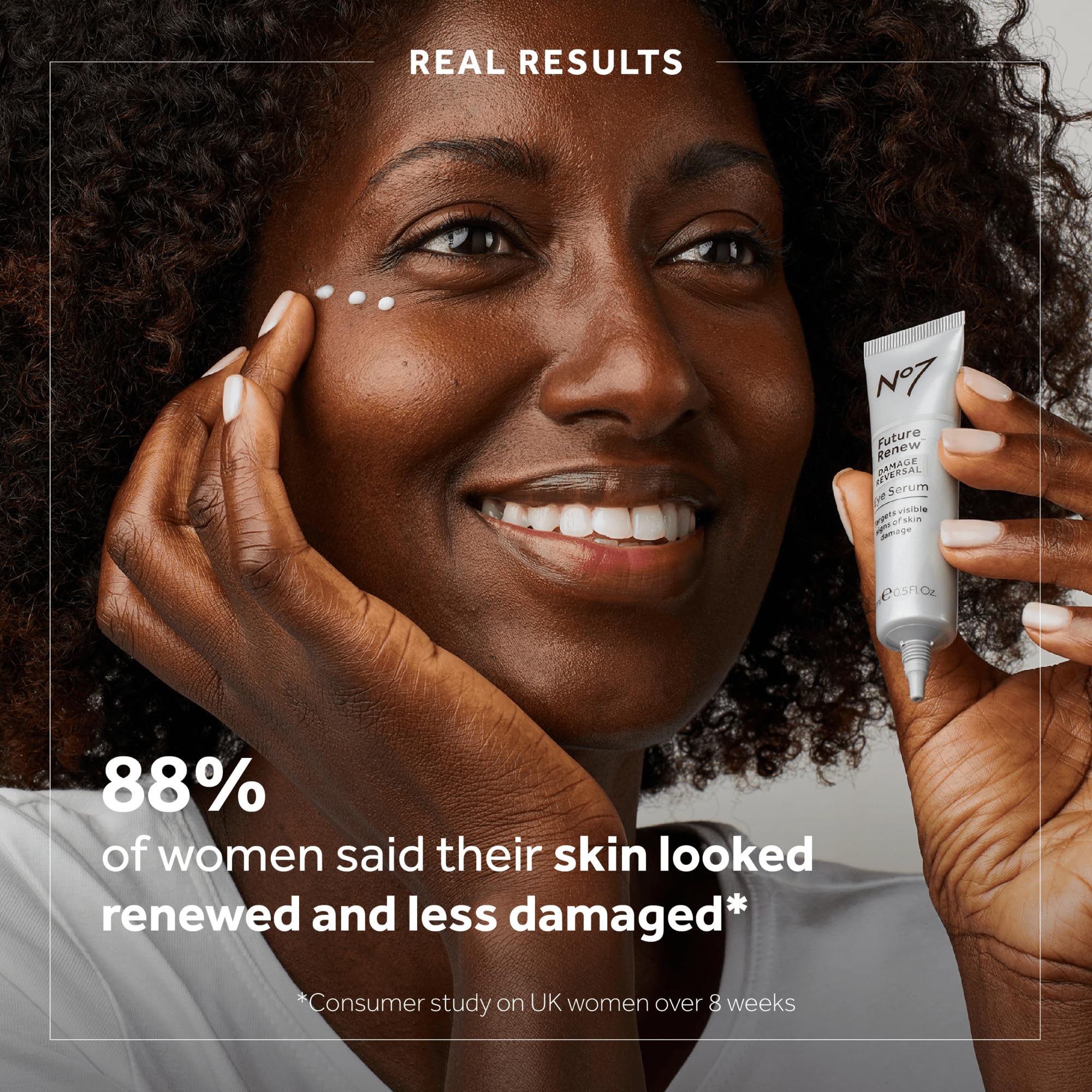 No7 Future Renew eye serum clinical benefits information
