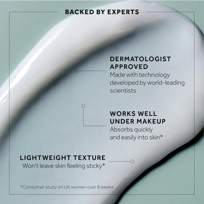 Close up of No7 eye serum branding and volume details