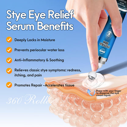 Penntr natural plant-based eye serum bottle for chalazion relief