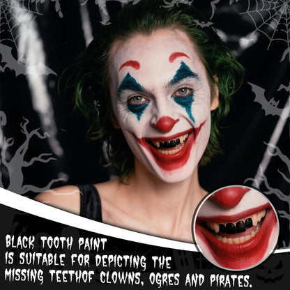 Ybuete temporary black tooth paint for Halloween makeup