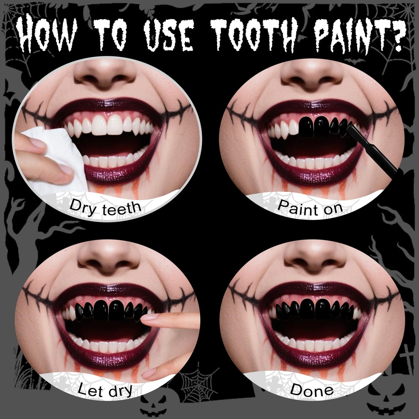 Ybuete special effects tooth paint for cosplay and theater