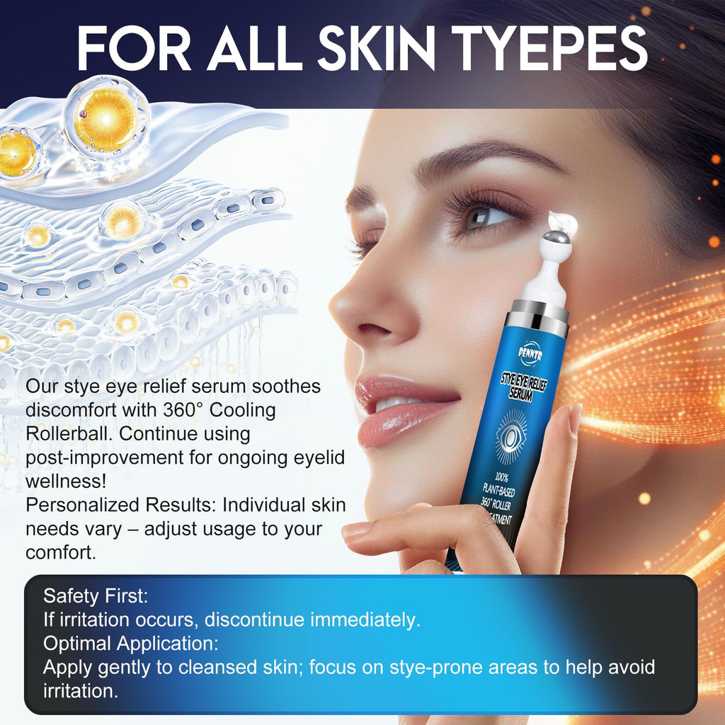 Penntr soothing eye treatment product display view