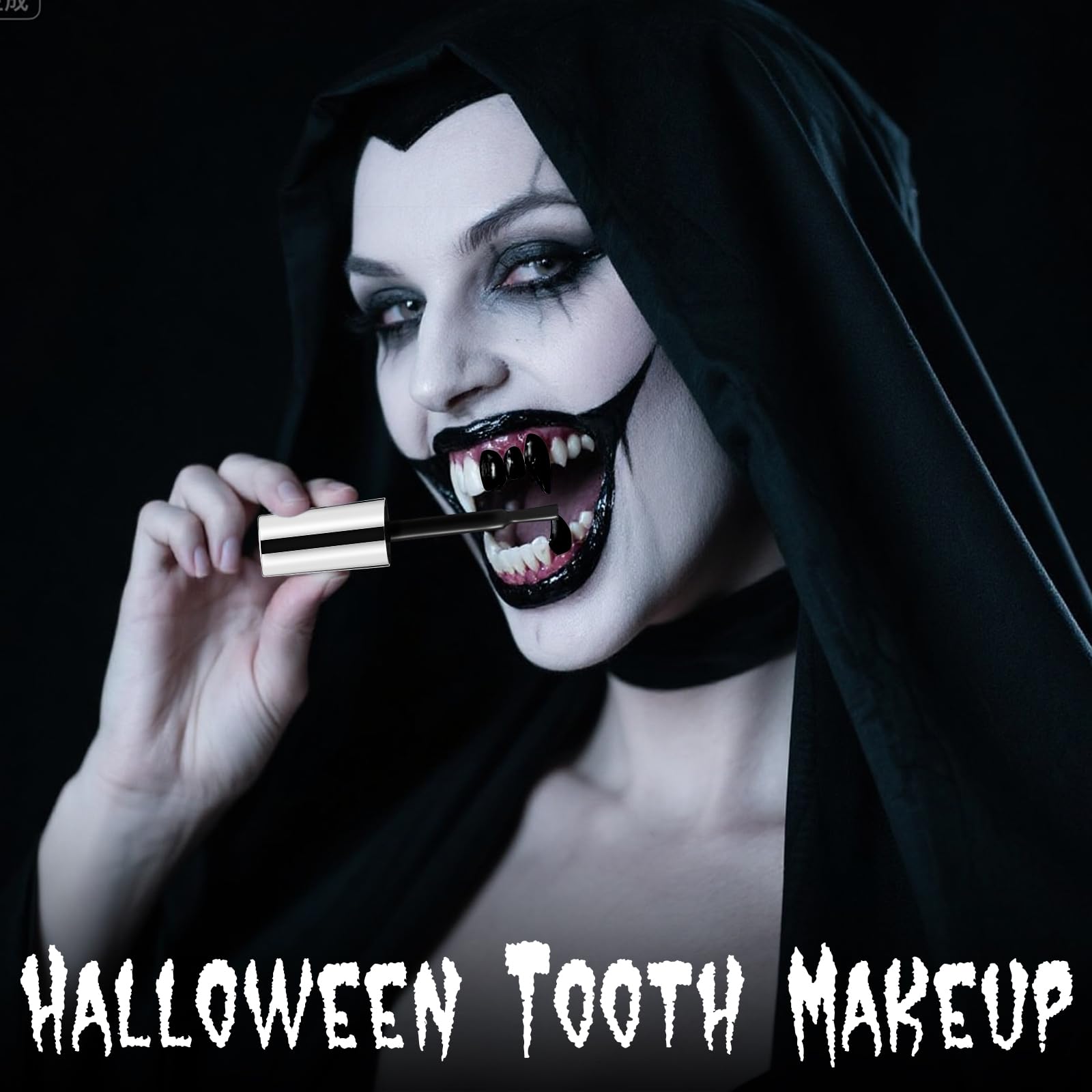 Application demonstration of Ybuete black tooth paint