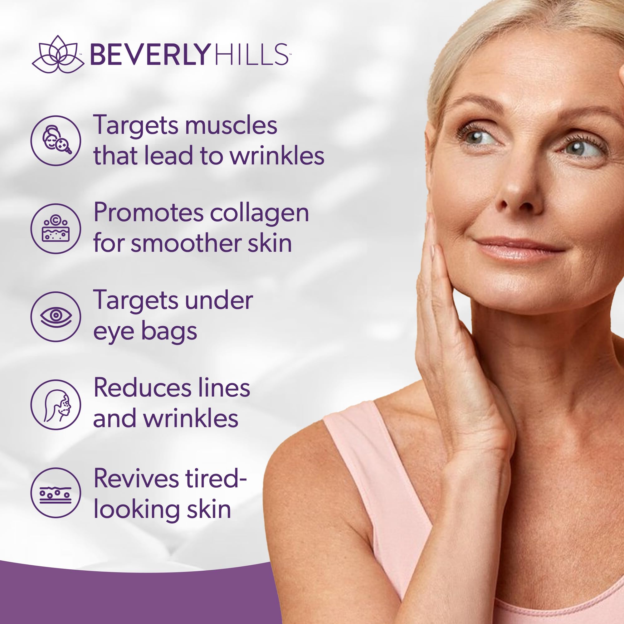 Beverly Hills eye serum application area details
