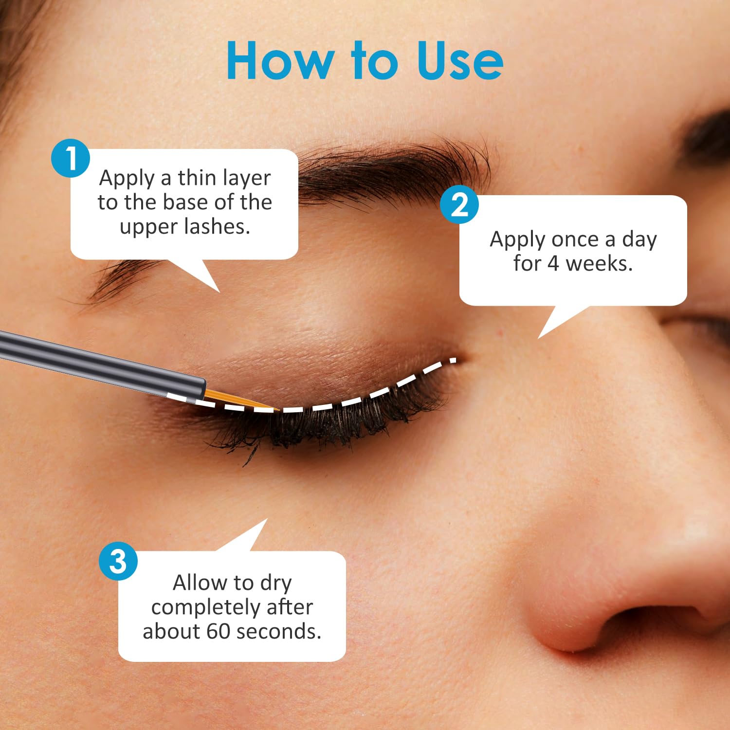 Golrisen Advanced Eyelash Growth Serum packaging box