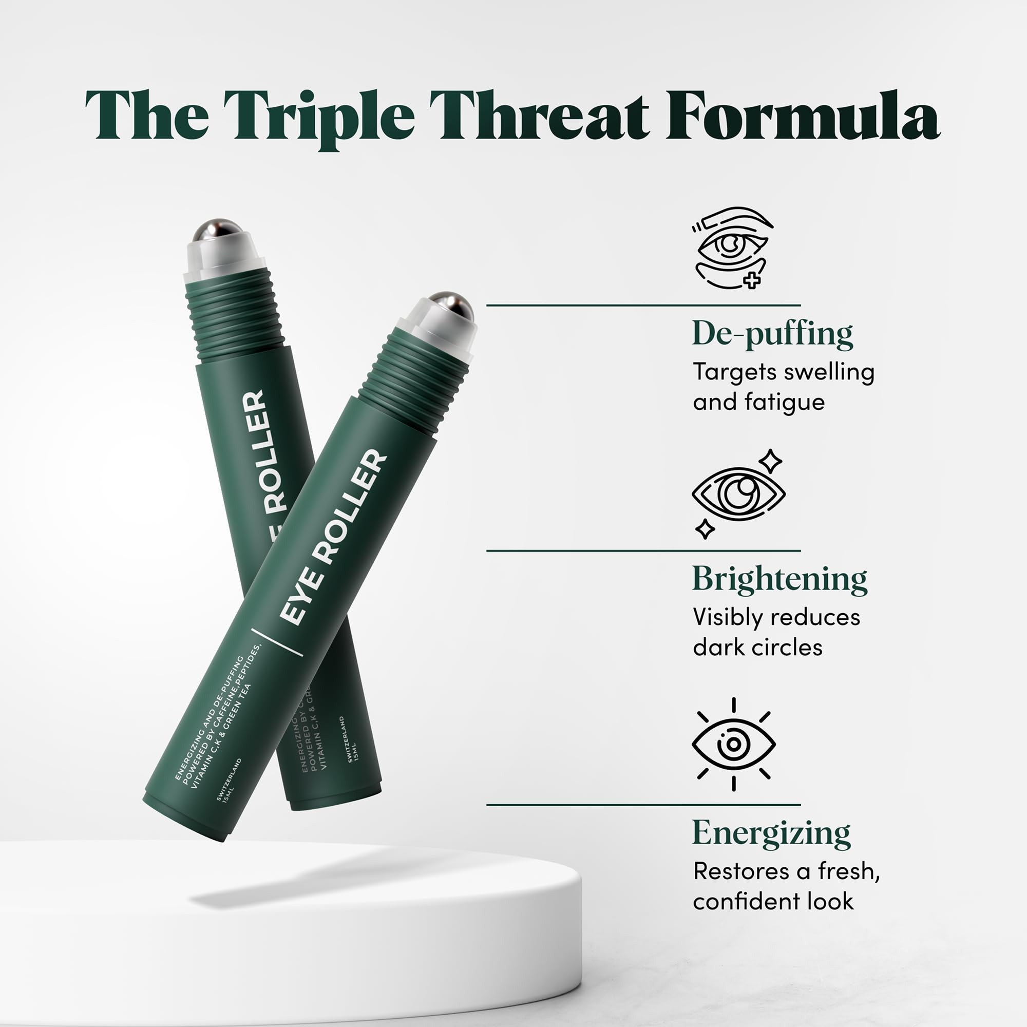 Wolf Project energizing eye roller for dark circles