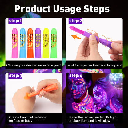 Non toxic skin safe makeup crayons being applied smoothly to a hand without any mess.