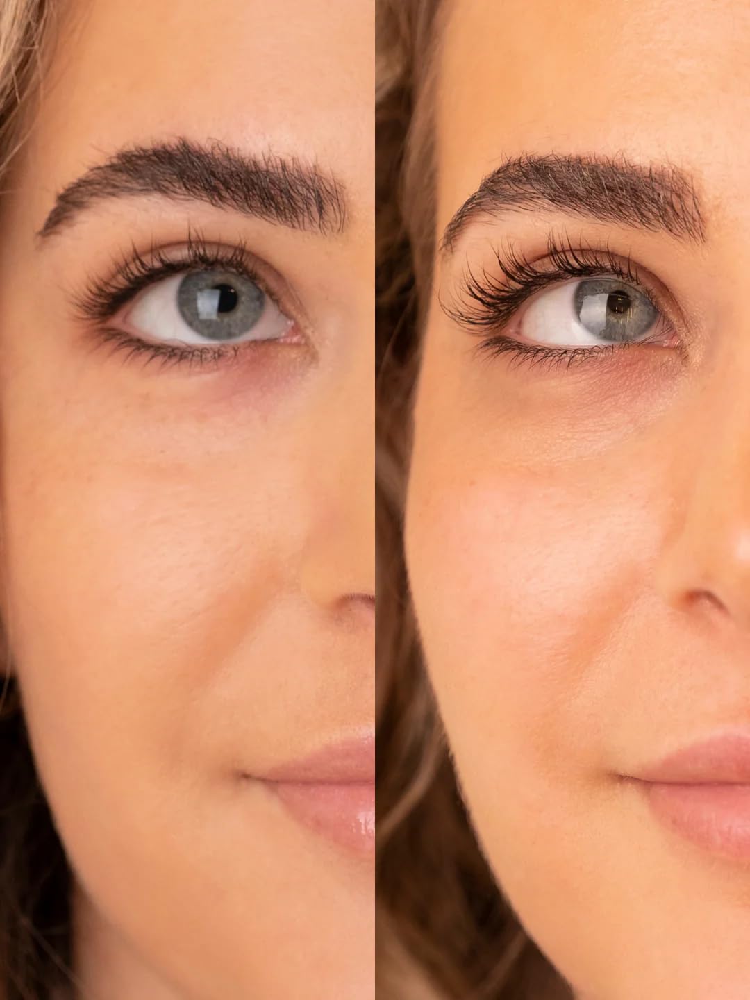 Model applying Sweed lash growth serum to upper lash line