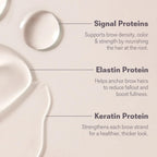 Close up of Nulastin brow serum texture and consistency