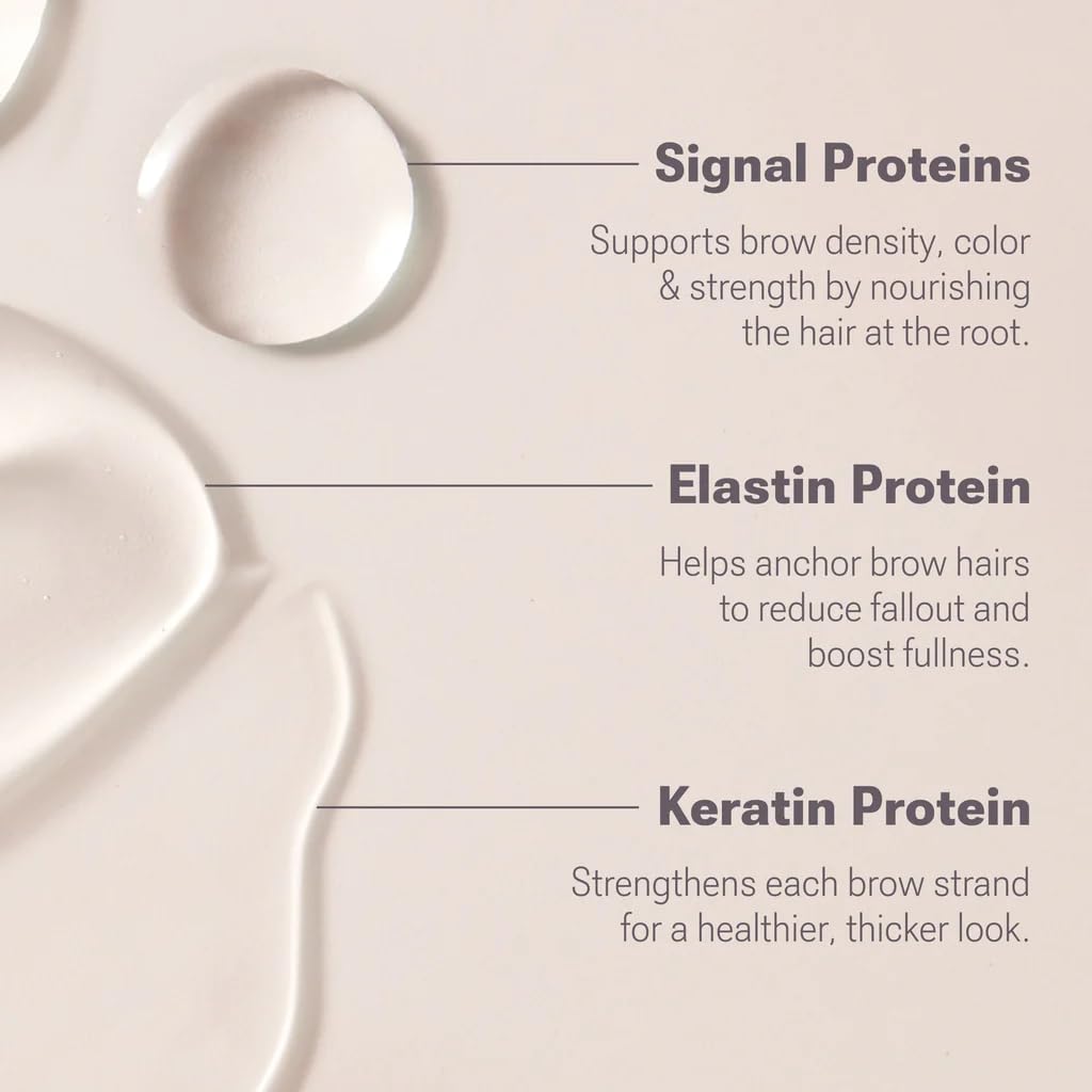 Detailed view of Nulastin elastin enhancing brow treatment 0.1 fluid ounce