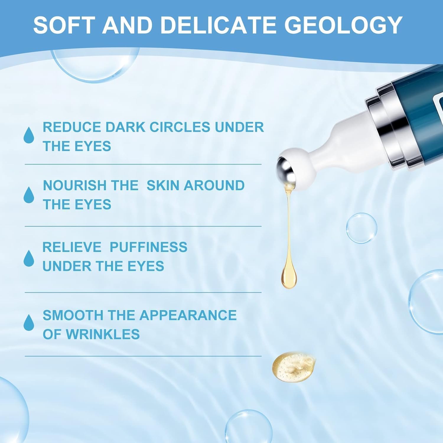 Dongyu caffeine eye serum packaging showing 15ml volume