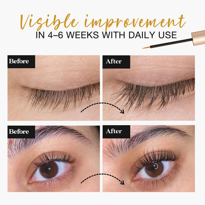 Close up of Arishine eyelash serum applicator brush