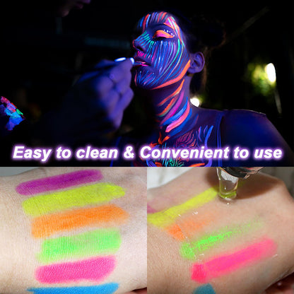 Rotatable twist up crayon mechanism of the Tiametjw cosmetic neon sticks closeup