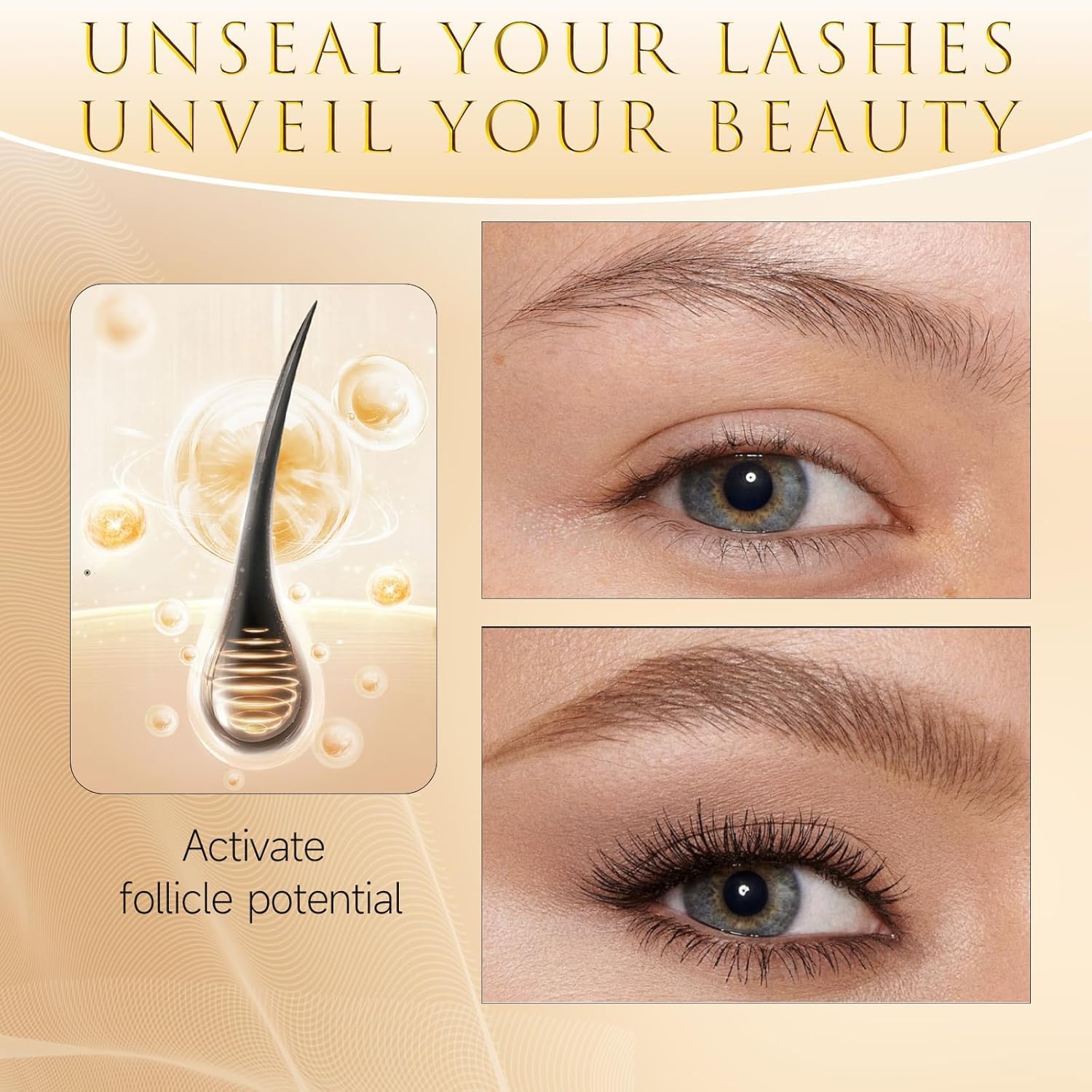 Asamo Eyelash Growth Serum applicator tip close up