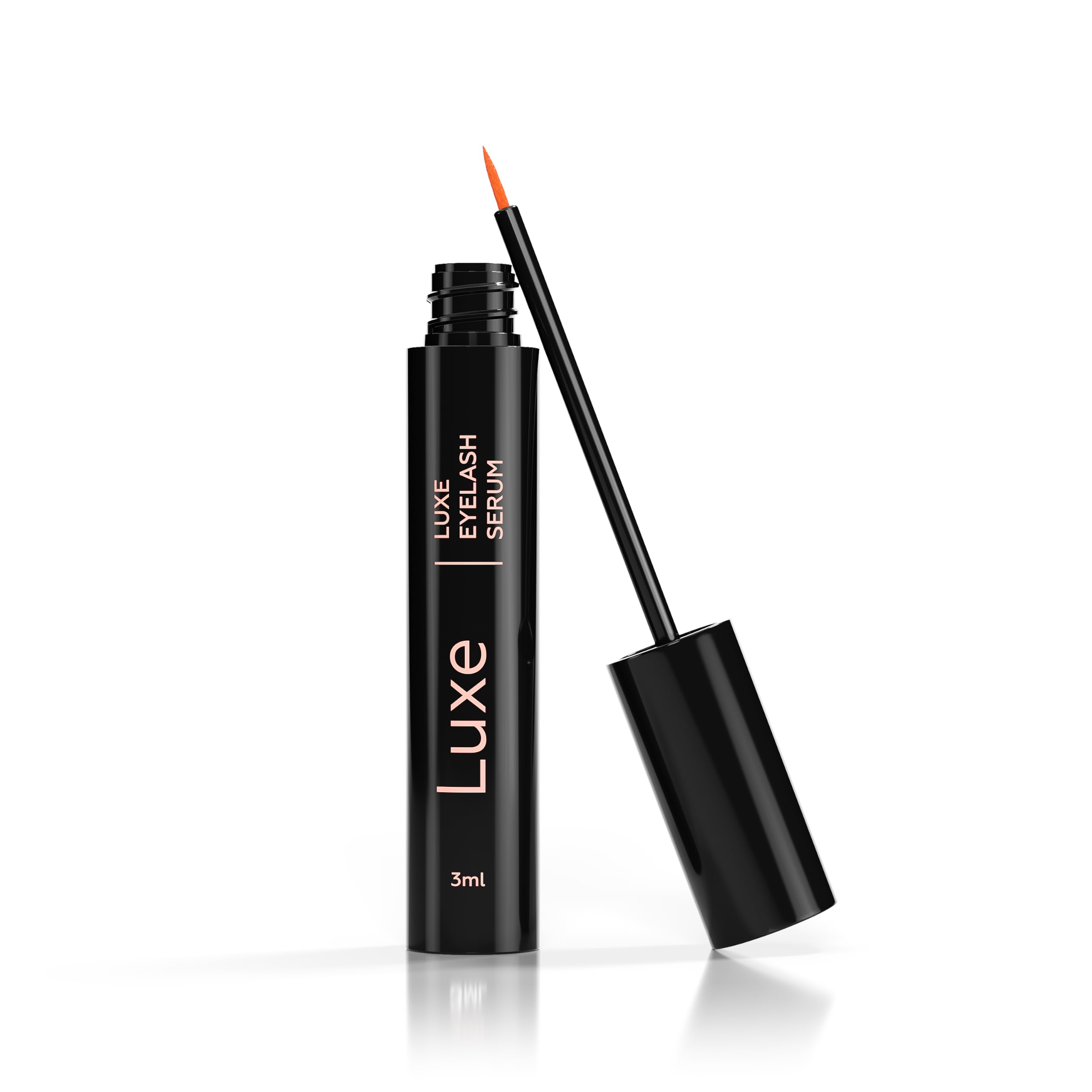 Luxe Cosmetics eyelash serum bottle and packaging box
