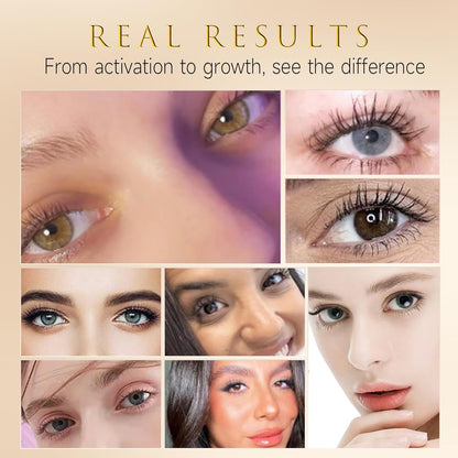Asamo Eyelash Growth Serum set on vanity